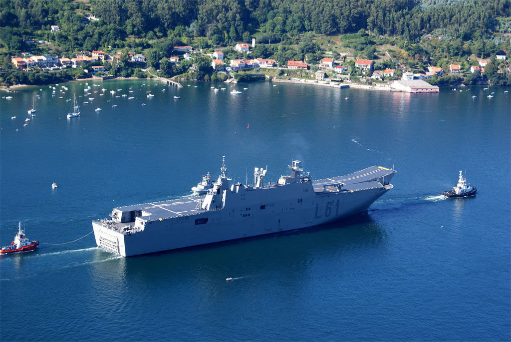 Spanish ship Juan Carlos I entering Ferrol.jpg